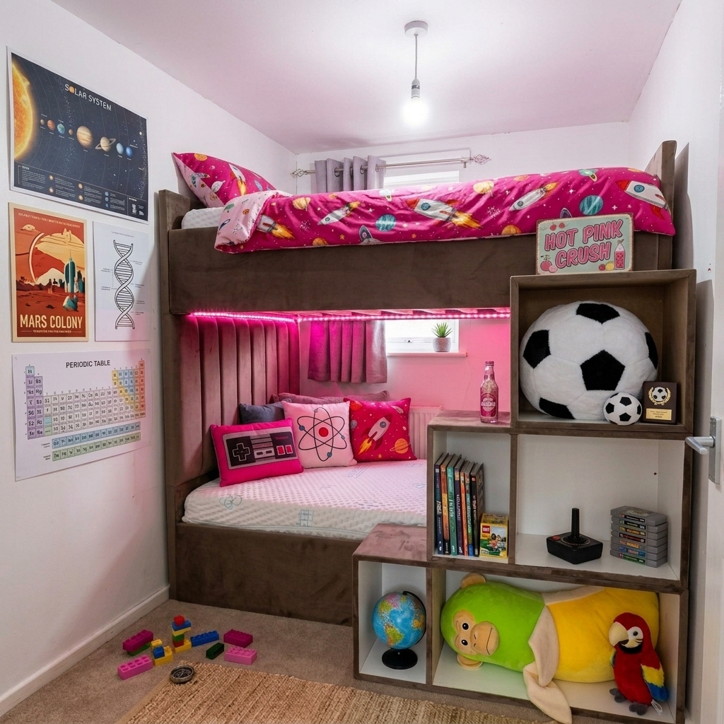 The Urban Nest Plush Double Bunk (Small Room Edition)
