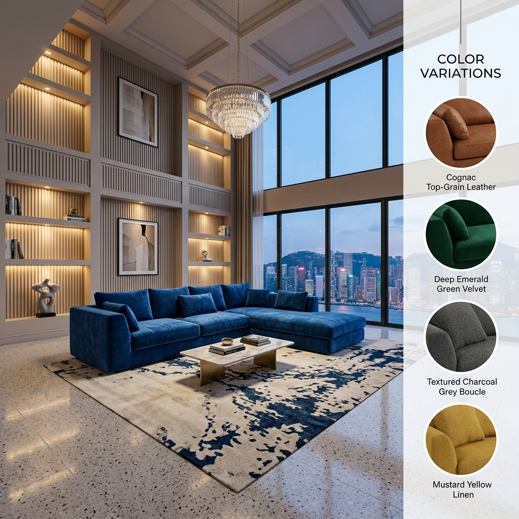 Stonehouse sofa in Ice Plush – Stone house sofa corner L-Shape
1. Maximize your ...